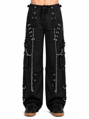 Men Extreme Bondage Alternative Gothic Pant Trouser Transformer Punk Rock Pants
